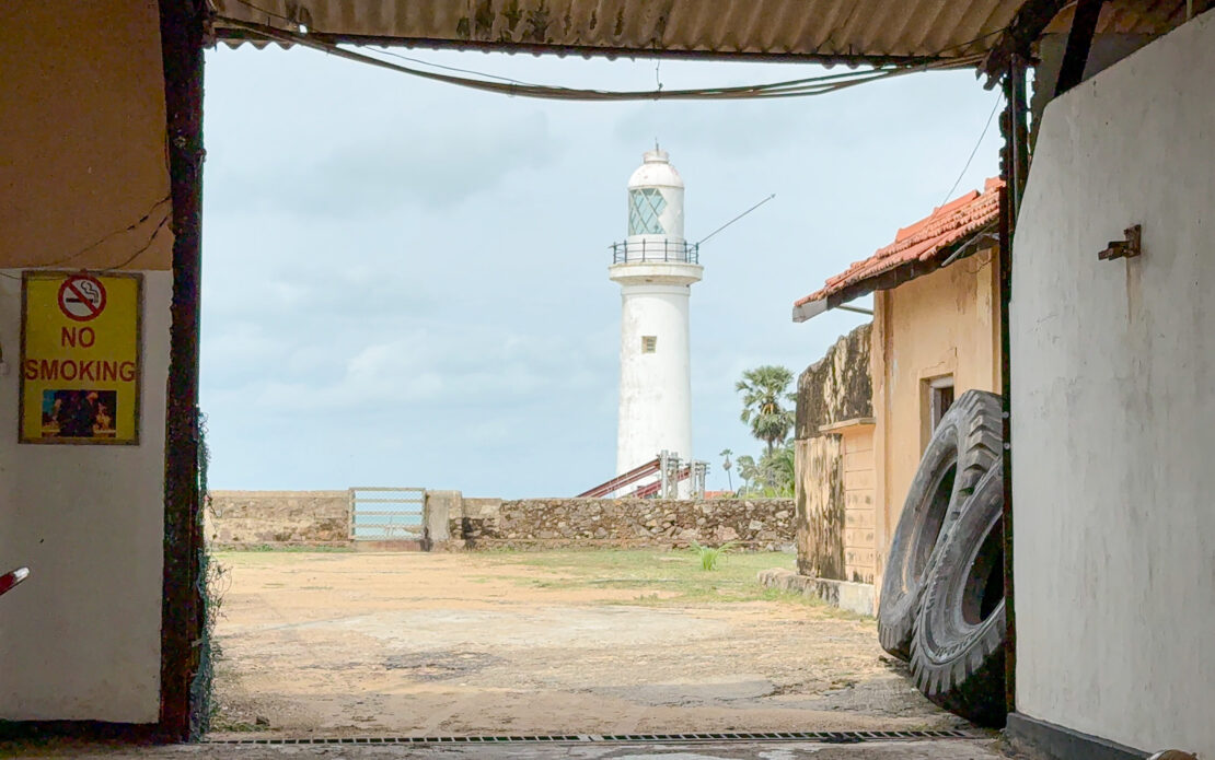 Lighthouse on the Jaffna coast in Sri Lanka - things to do in Jaffna