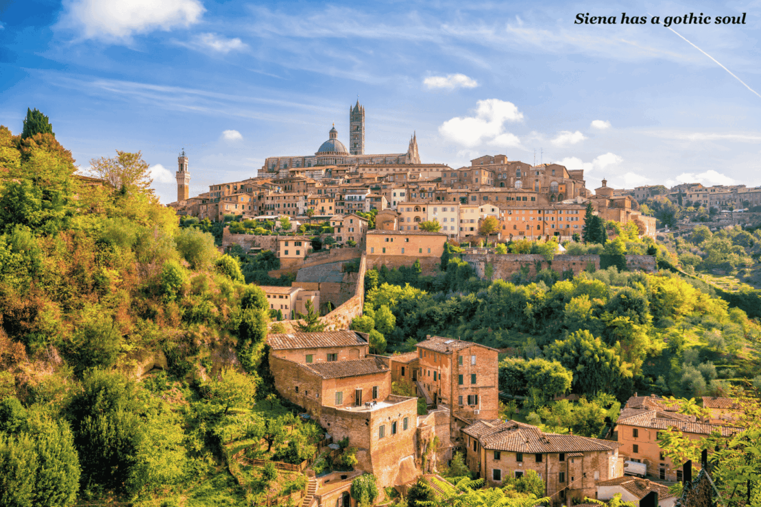 Siena skyline in Italy - trip to Tuscany