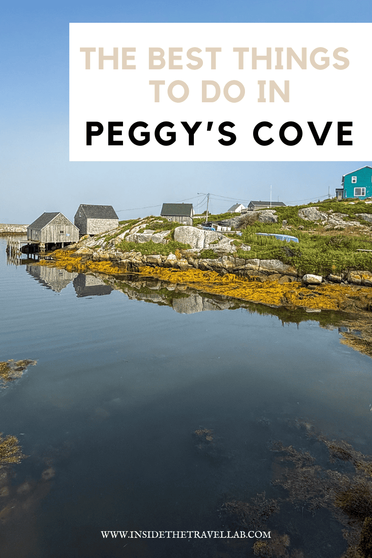 Things to do in Peggy's COve Pinterest pin, Canada