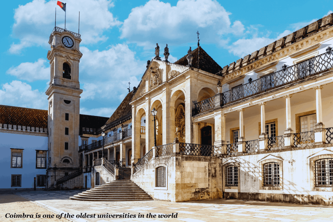Entrance to Coimbra University - Portugal Road Trip Itinerary