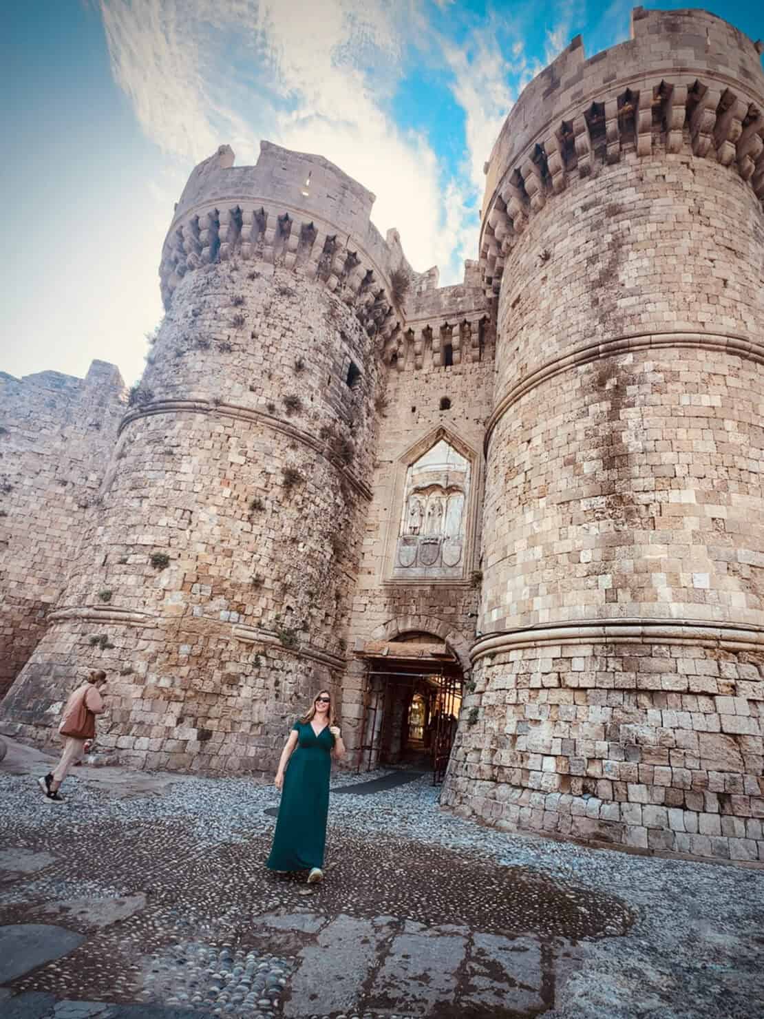 Abigail King in Rhodes