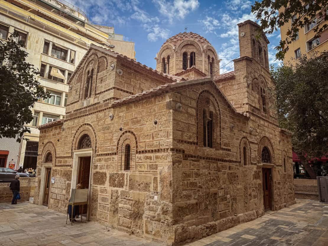 Traditional church in Athens, Greece