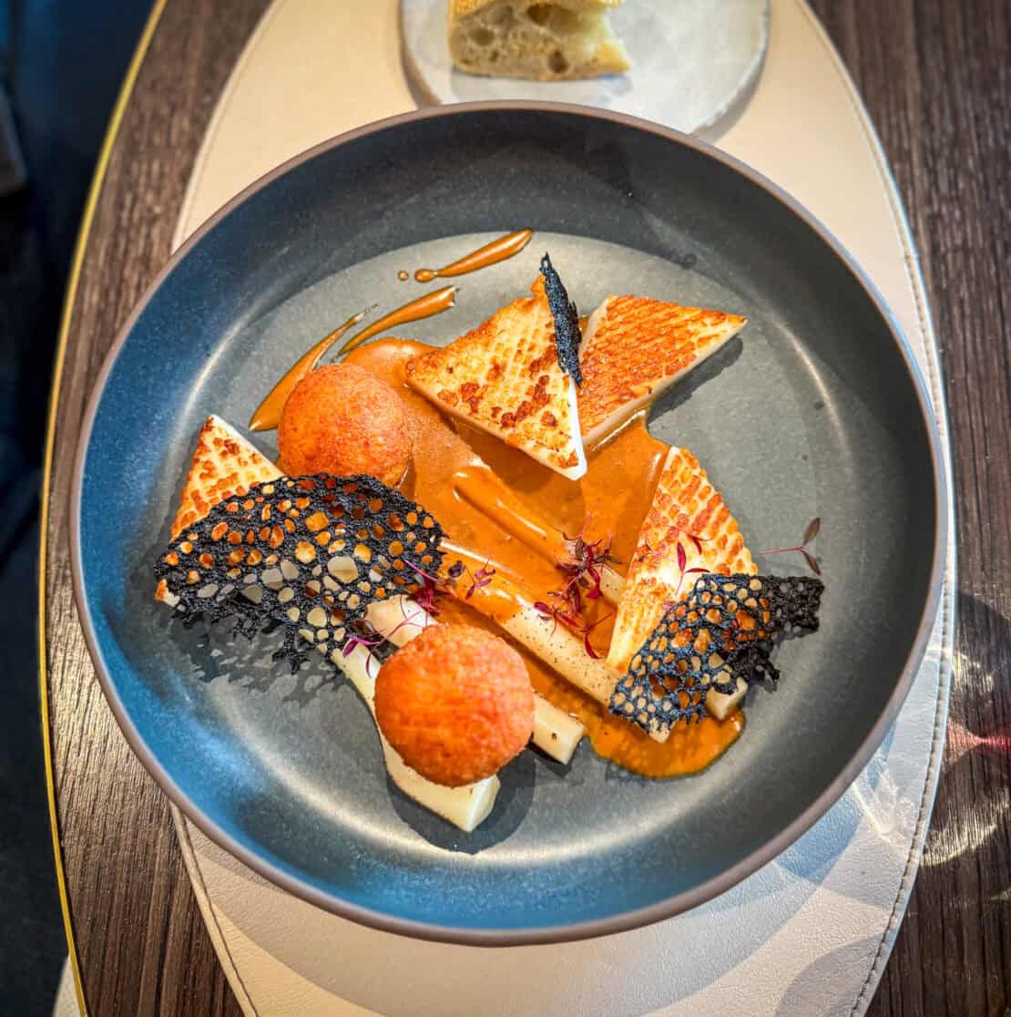 Fine dining dinner at Hotel Bristol Geneva