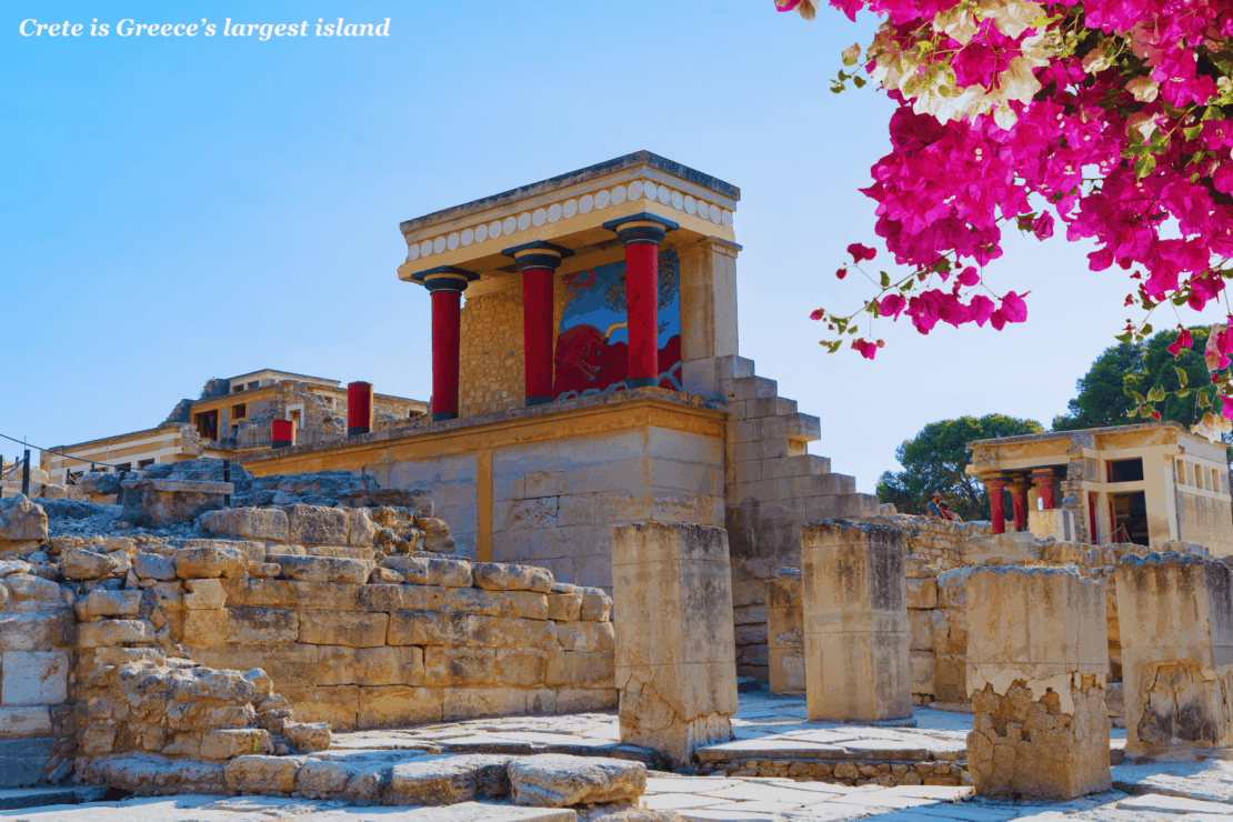 Knossos Temple in Crete, Greece - Winter Sun Holiday Destinations in Europe