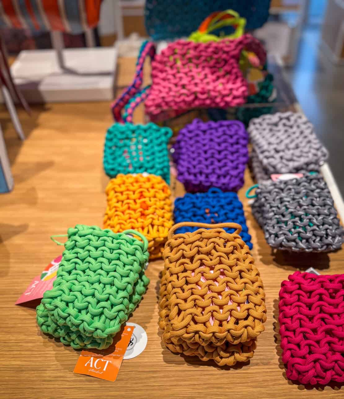 Handmade souvenirs for sale at the Istanbul Modern Design Shop in Istanbul, Turkey - Turkish souvenirs