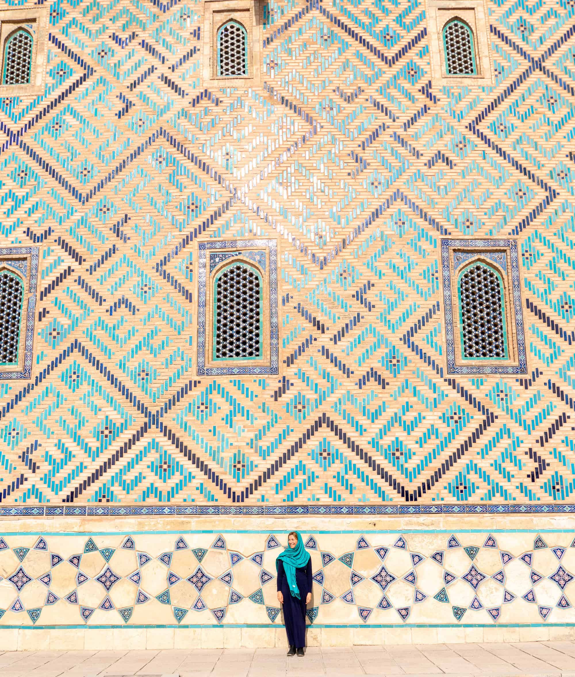 Abigail King in Kazakhstan