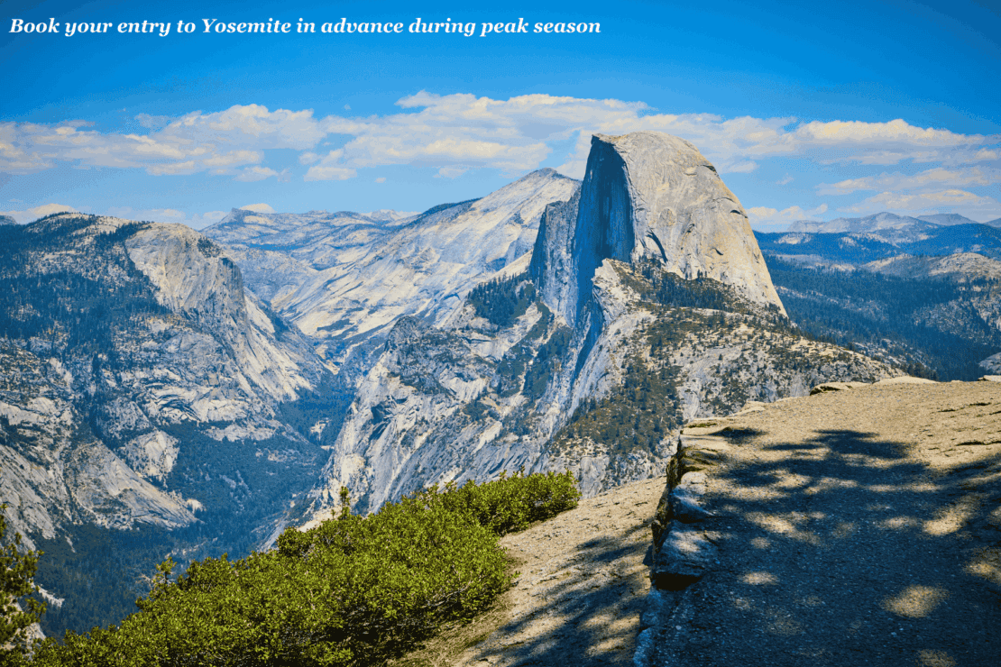 Empty cliff-face in Yosemite National Park, California