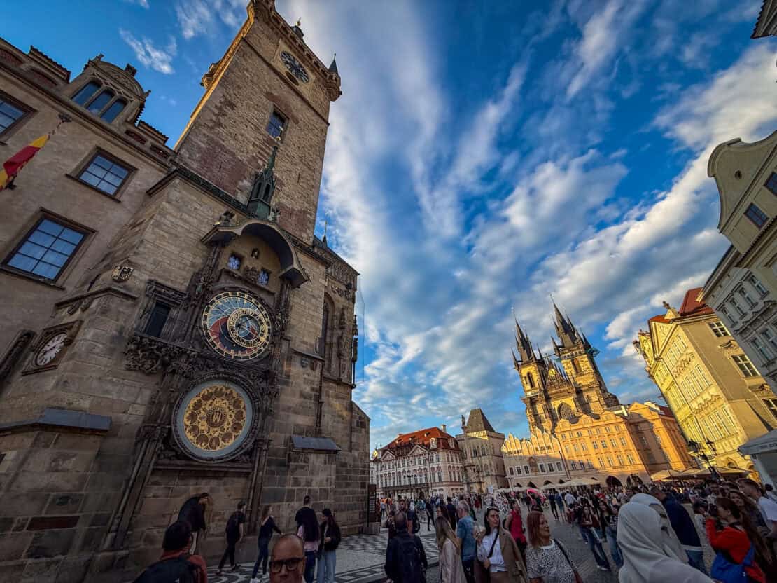 Astronomical Clock in Prague Town Square, Czech Republic