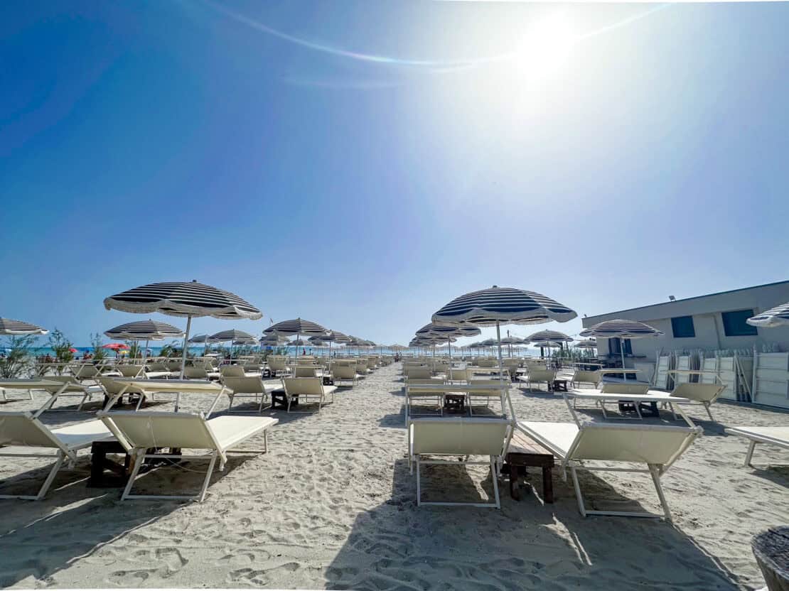 Beachfront at Jesolo Italy