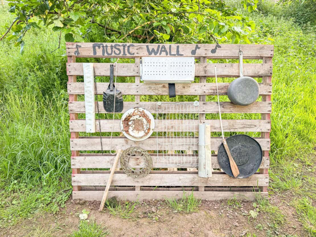Music Wall White House Glamping Herefordshire England