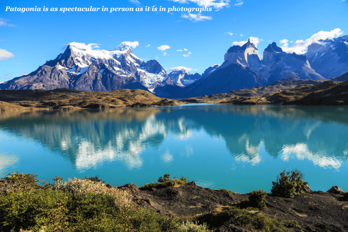 Lake Pehoe in Chilean Patagonia