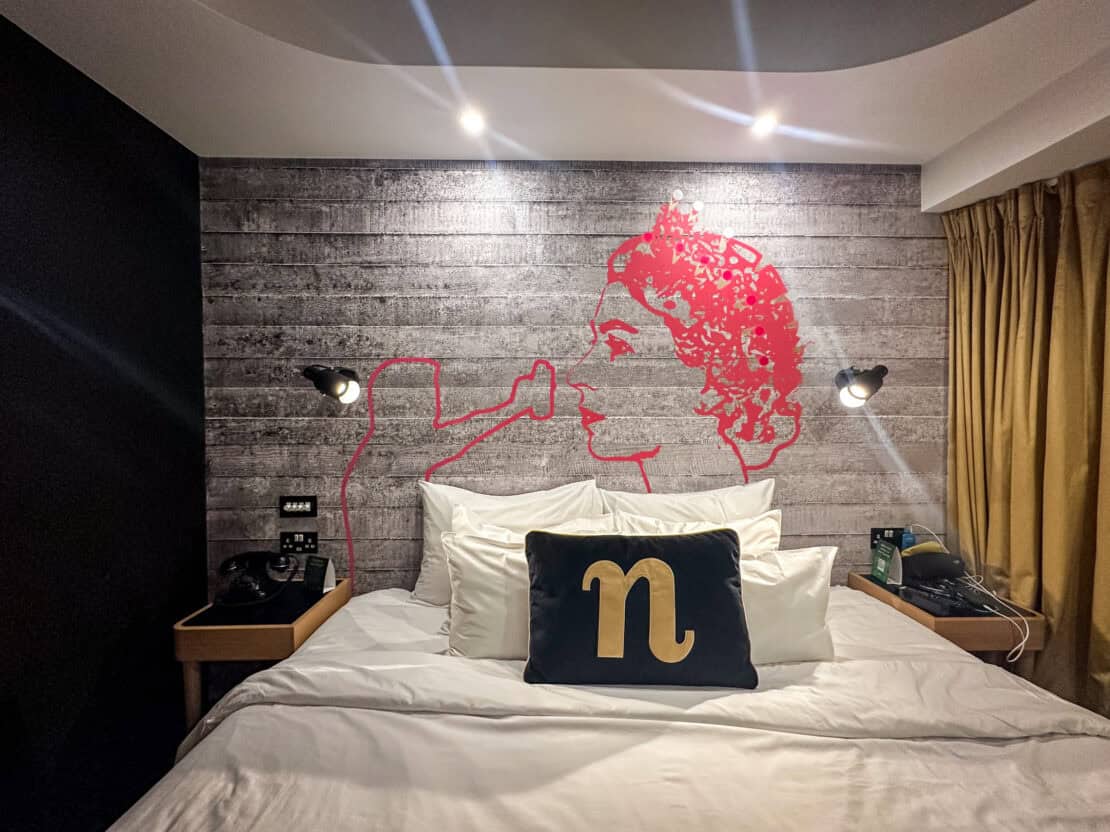 Bedroom at nhow London hotel