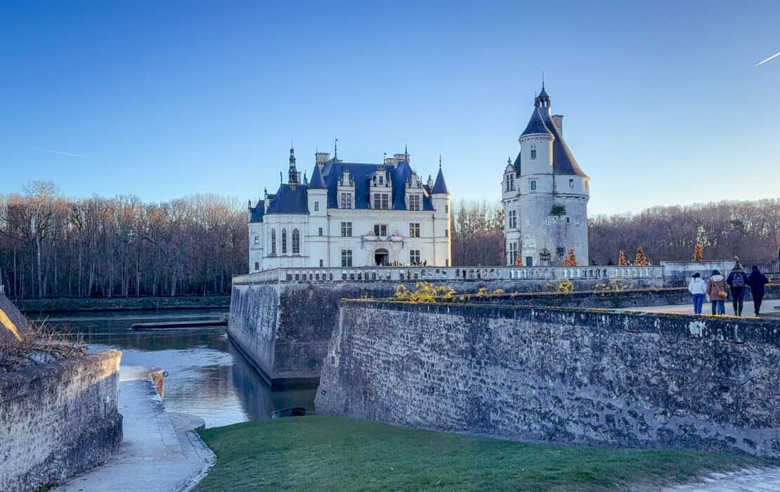 Chateau Chenonceau Skyline Loire Valley Christmas France